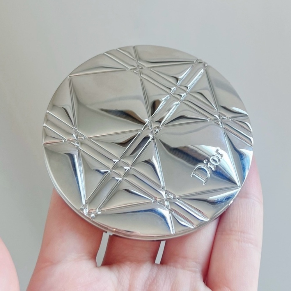 DIOR Beauty Silver Duo Round Compact Mirror , Makeup Mirror - New In Box